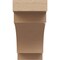 Ekena Millwork 5"W x 10"D x 10"H Classic Mediterranean Rough Cedar Woodgrain TimberThane Corbel, Primed Tan CORUR05X10X10MEDRCPR - alternate 6